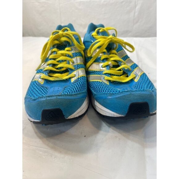 ADIDAS ADIZERO BLUE/YELLOW RUNNING WOMEN 9.5 SHOES SNEAKERS - Picture 6 of 14